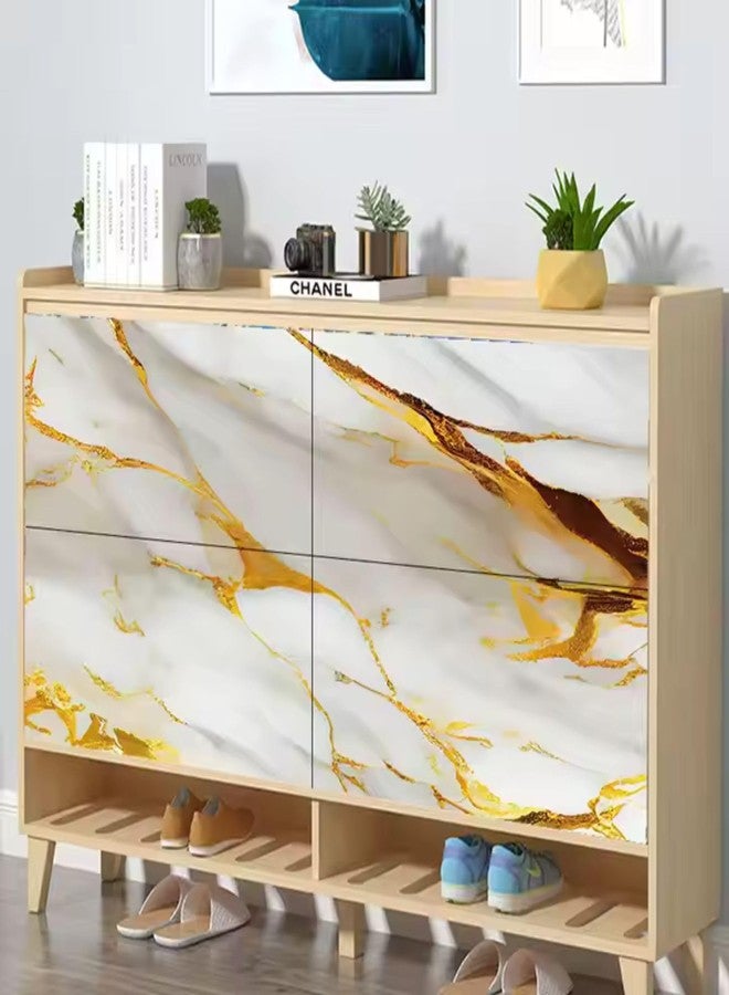 FLETIX Premium Wall Stickers DIY Vinyl Marble Peel and Stick Waterproof Wallpaper for Home-Office-Bedroom Kitchen Countertop Wooden Furniture Oil Proof Kitchen Stickers (1, Ocean White(60X200cm)) - Image 4